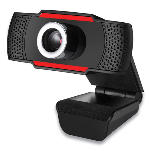 Image of Adesso Cybertrack H3 720p Hd Usb Webcam With Microphone, 1280 Pixels X 720 Pixels, 1.3 Mpixels, Black