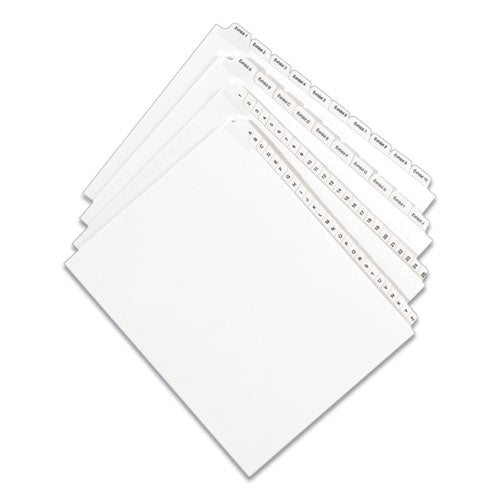 Image of Avery® Preprinted Legal Exhibit Side Tab Index Dividers, Allstate Style, 25-Tab, 126 To 150, 11 X 8.5, White, 1 Set, (1706)