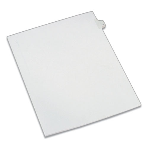 Image of Avery® Preprinted Legal Exhibit Side Tab Index Dividers, Allstate Style, 10-Tab, 4, 11 X 8.5, White, 25/pack
