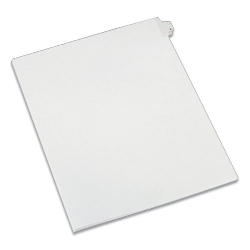 Image of Avery® Preprinted Legal Exhibit Side Tab Index Dividers, Allstate Style, 10-Tab, 2, 11 X 8.5, White, 25/pack