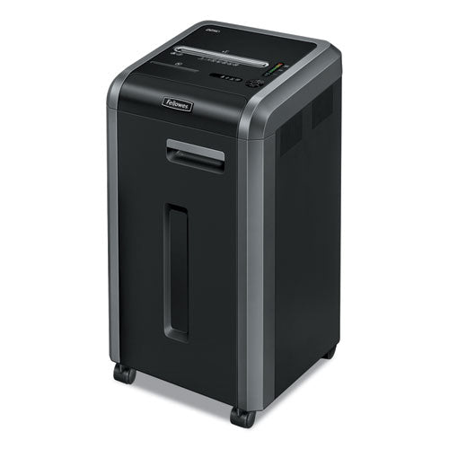 Image of Fellowes® Powershred 225ci 100% Jam Proof Cross-Cut Shredder, 22 Manual Sheet Capacity