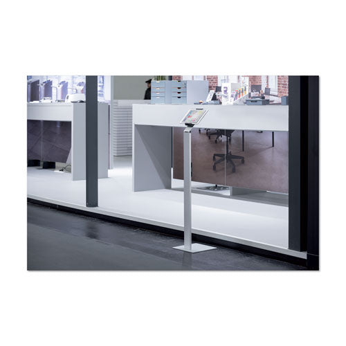 Image of Durable® Floor Stand Tablet Holder, Silver/charcoal Gray