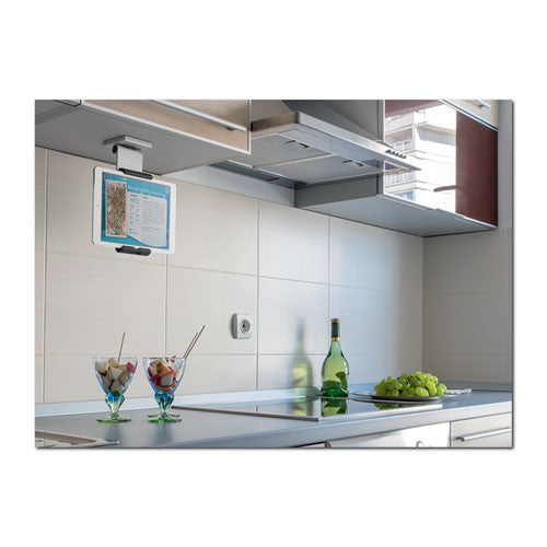 Image of Durable® Mountable Tablet Holder, Silver/charcoal Gray