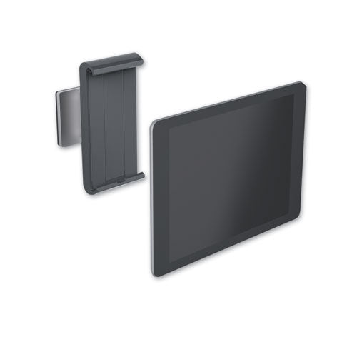 Image of Durable® Wall-Mounted Tablet Holder, Silver/charcoal Gray