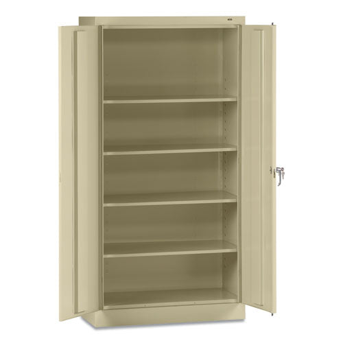 Image of Tennsco 72" High Standard Cabinet (Assembled), 36w x 18d x 72h, Putty