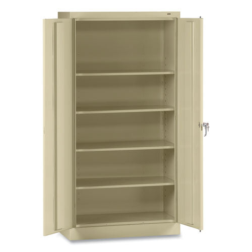 Image of Tennsco 72" High Standard Cabinet (Assembled), 30w x 15d x 72h, Putty