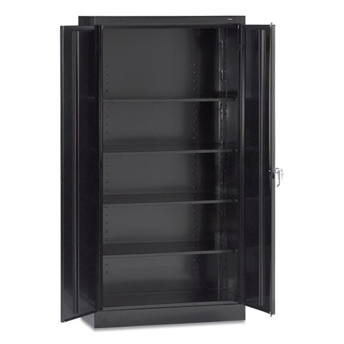 Image of Tennsco 72" High Standard Cabinet (Assembled), 36w x 18d x 72h, Black