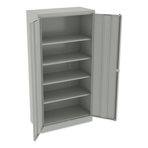 Image of Tennsco 72" High Standard Cabinet (Assembled), 36w x 18d x 72h, Light Gray