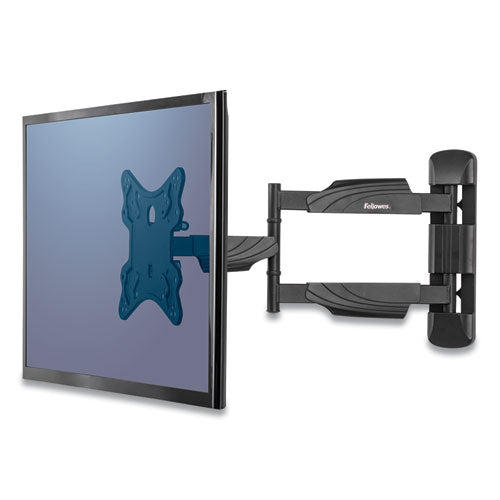 Image of Fellowes® Full Motion Tv Wall Mount, 16.25w X 19.75d X 17.87h, Black