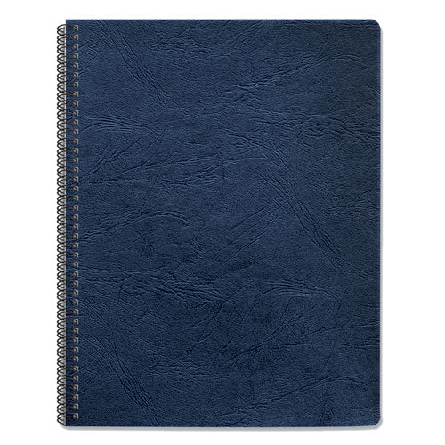 Image of Fellowes® Expressions Classic Grain Texture Presentation Covers for Binding Systems, Navy, 11.25 x 8.75, Unpunched, 200/Pack