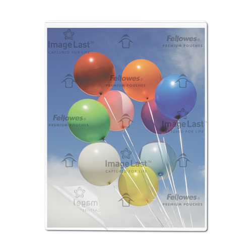 Image of Fellowes® Imagelast Laminating Pouches With Uv Protection, 3 Mil, 9" X 11.5", Clear, 50/pack