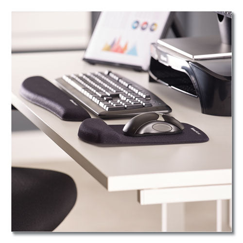 Image of Fellowes® PlushTouch Keyboard Wrist Rest, 18.12 x 3.19, Graphite