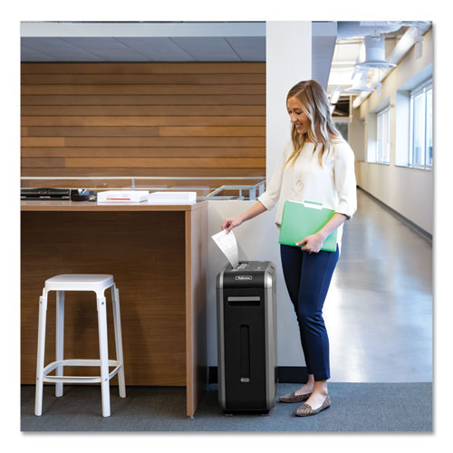 Image of Fellowes® Powershred 125ci 100% Jam Proof Cross-Cut Shredder, 20 Manual Sheet Capacity