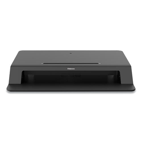 Image of Fellowes® Lotus Lt Sit-Stand Workstation, 34.38" X 28.38" X 7.62", Black