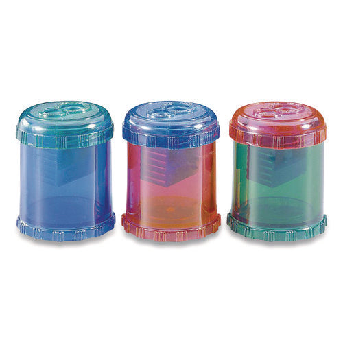 Image of Westcott® Manual Pencil And Crayon Sharpener, Randomly Assorted Colors
