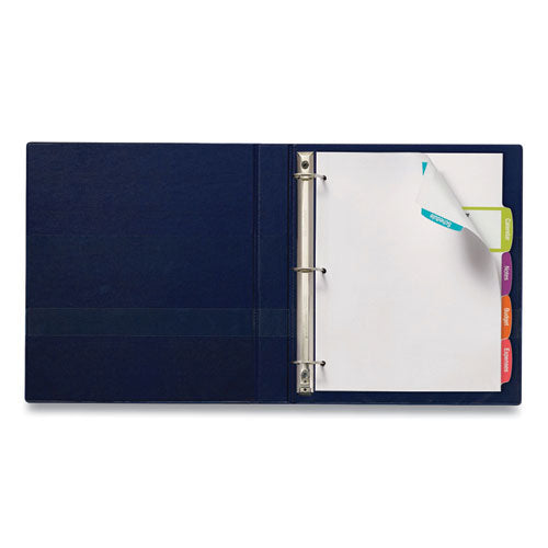 Image of Avery® Big Tab Printable Large White Label Tab Dividers, 5-Tab, 11 X 8.5, White, 4 Sets