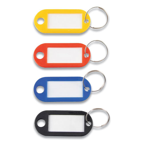 Image of Advantus Key Tags Label Window, 0.88 X 0.19 X 2, Assorted, 20/pack