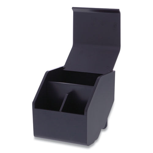 Image of Bostitch® Konnect Desktop Organizer Short Storage Bin, 3.4" x 3.5" x 3.5", Black