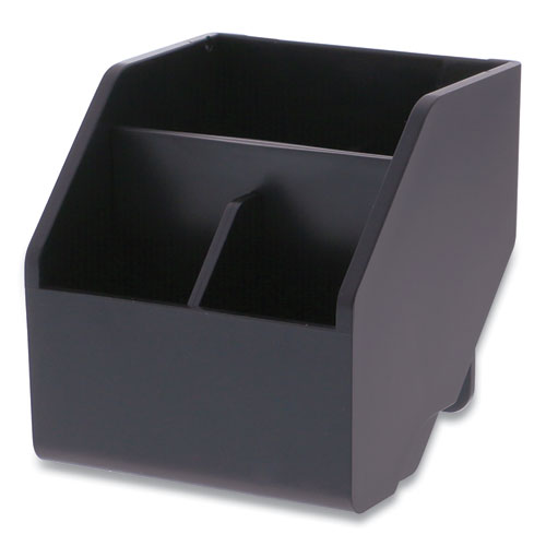 Image of Bostitch® Konnect Desktop Organizer Short Storage Bin, 3.4" x 3.5" x 3.5", Black