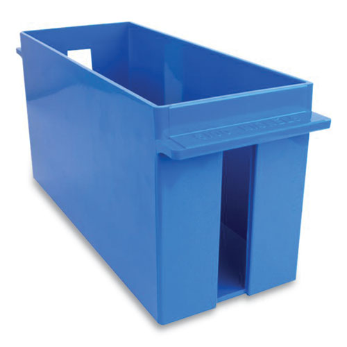 Image of CONTROLTEK® Extra-Capacity Coin Tray, Nickels, 1 Compartment, Denomination And Capacity Etched On Side, 10.5 X 4.75 X 5, Plastic, Blue