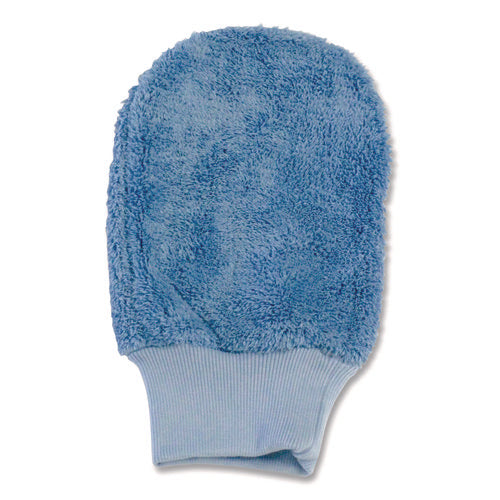 Image of Impact® Microfiber Mitt Without Thumb, Blue, 5" X 10"