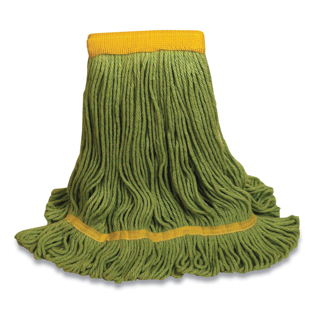 Image of O'Dell® 1200 Series Mop Head, Pet, Medium, 5" Headband, Green