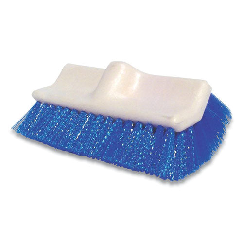 Image of O'Dell® Synthetic Fiber Scrub Brush, Blue Synthetic Bristles, 10" Brush