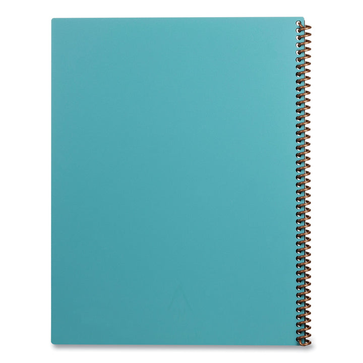 Image of Rocketbook Core Smart Notebook, Dotted Rule (4 sq/in), Neptune Teal Cover, (16) 11 x 8.5 Sheets