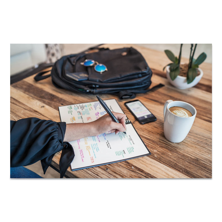 Image of Rocketbook Core Smart Notebook, Dotted Rule (4 sq/in), Neptune Teal Cover, (16) 11 x 8.5 Sheets