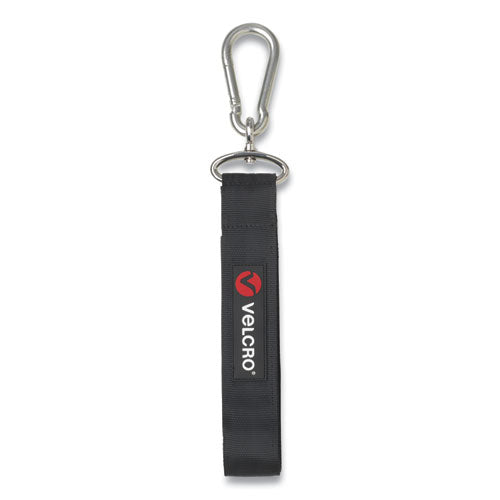 Image of VELCRO® Brand Easy Hang Strap, Large, Black/silver