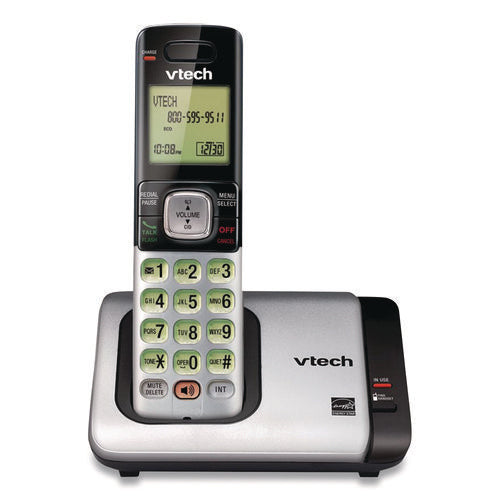 Image of Vtech® CS6719 CORDLESS TELEPHONE, BLACK/SILVER