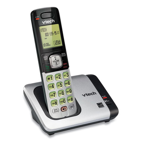 Image of Vtech® CS6719 CORDLESS TELEPHONE, BLACK/SILVER