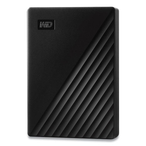 Image of WD My Passport External Hard Drive, 5 Tb, Usb 3.2, Black