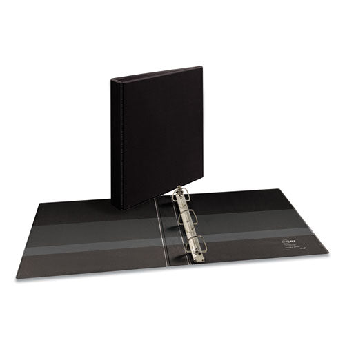 Image of Avery® Durable View Binder With Durahinge And Ezd Rings, 3 Rings, 1" Capacity, 11 X 8.5, Black, (9300)