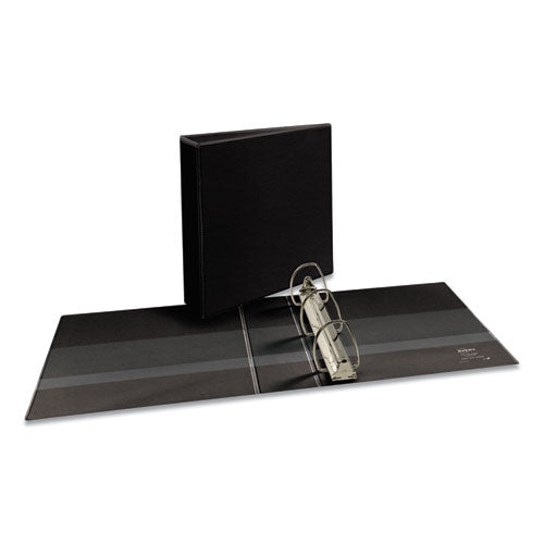 Image of Avery® Durable View Binder With Durahinge And Ezd Rings, 3 Rings, 3" Capacity, 11 X 8.5, Black, (9700)