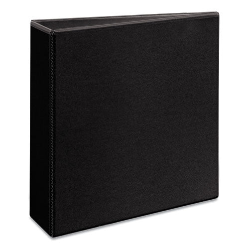 Image of Avery® Durable View Binder With Durahinge And Slant Rings, 3 Rings, 3" Capacity, 11 X 8.5, Black