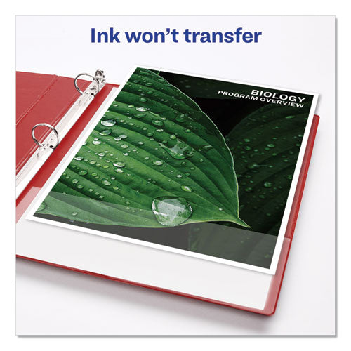 Image of Avery® Durable Non-View Binder With Durahinge And Slant Rings, 3 Rings, 1.5" Capacity, 11 X 8.5, Red