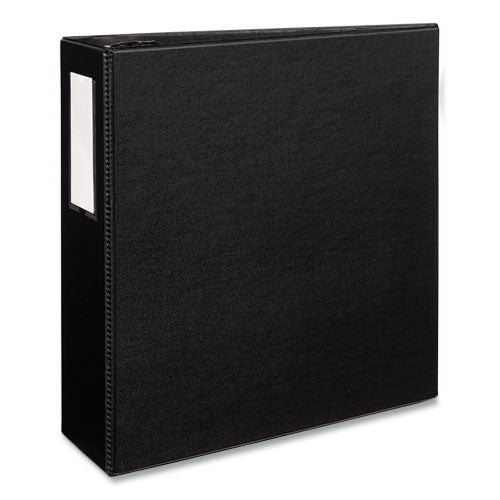 Image of Avery® Durable Non-View Binder With Durahinge And Ezd Rings, 3 Rings, 4" Capacity, 11 X 8.5, Black, (8802)
