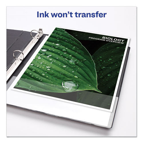 Image of Avery® Durable Non-View Binder With Durahinge And Slant Rings, 3 Rings, 1.5" Capacity, 11 X 8.5, Green