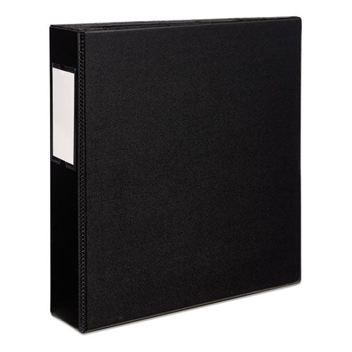 Image of Avery® Durable Non-View Binder With Durahinge And Ezd Rings, 3 Rings, 2" Capacity, 11 X 8.5, Black, (8502)