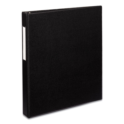 Image of Avery® Durable Non-View Binder With Durahinge And Ezd Rings, 3 Rings, 1" Capacity, 11 X 8.5, Black, (8302)