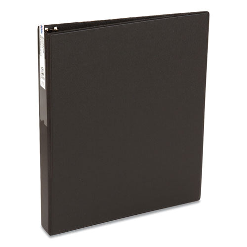 Image of Avery® Economy Non-View Binder With Round Rings, 3 Rings, 1" Capacity, 11 X 8.5, Black, (4301)
