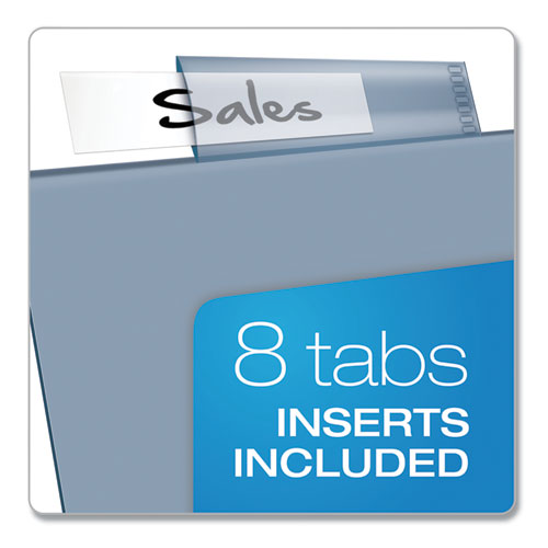 Image of Cardinal® Poly 1-Pocket Index Dividers, 8-Tab, 11 x 8.5, Assorted