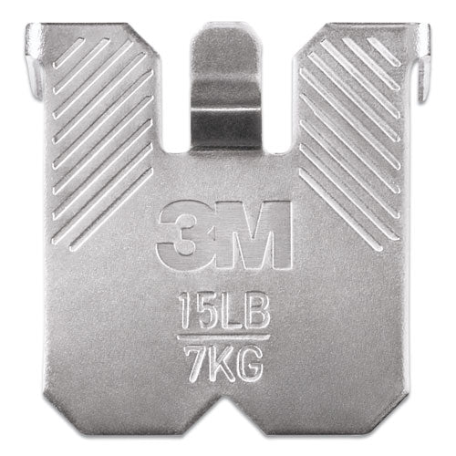 Image of 3M Claw Drywall Picture Hanger, Stainless Steel, 15 lb Capacity, 5 Hooks and 5 Spot Markers
