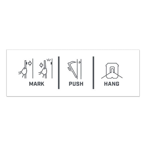 Image of 3M Claw Drywall Picture Hanger, Stainless Steel, 25 lb Capacity, 4 Hooks and 4 Spot Markers,