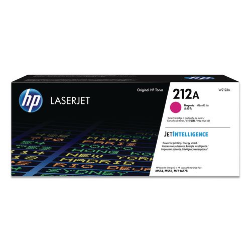 Image of HP HP 212a, (w2123a) Magenta Original Laserjet Toner Cartridge