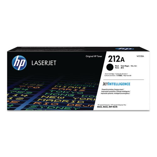 Image of HP HP 212a, (w2120a) Black Original Laserjet Toner Cartridge