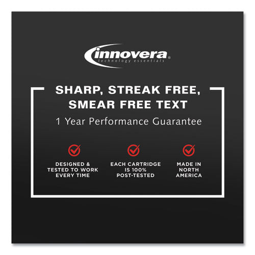Image of Innovera® Remanufactured Black Ink, Replacement for 902 (T6L98AN), 300 Page-Yield
