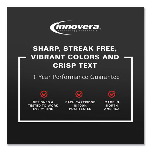 Image of Innovera® Remanufactured Yellow High-Yield Ink, Replacement for 952XL (L0S67AN), 1,600 Page-Yield