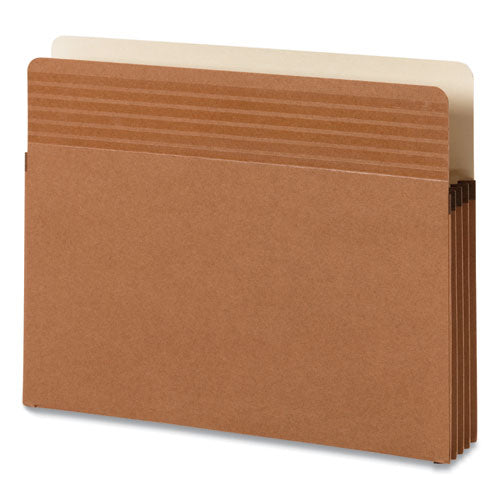 Image of Smead Easy Grip Pockets, 3.5" Expansion, Letter Size, Redrope, 25/box